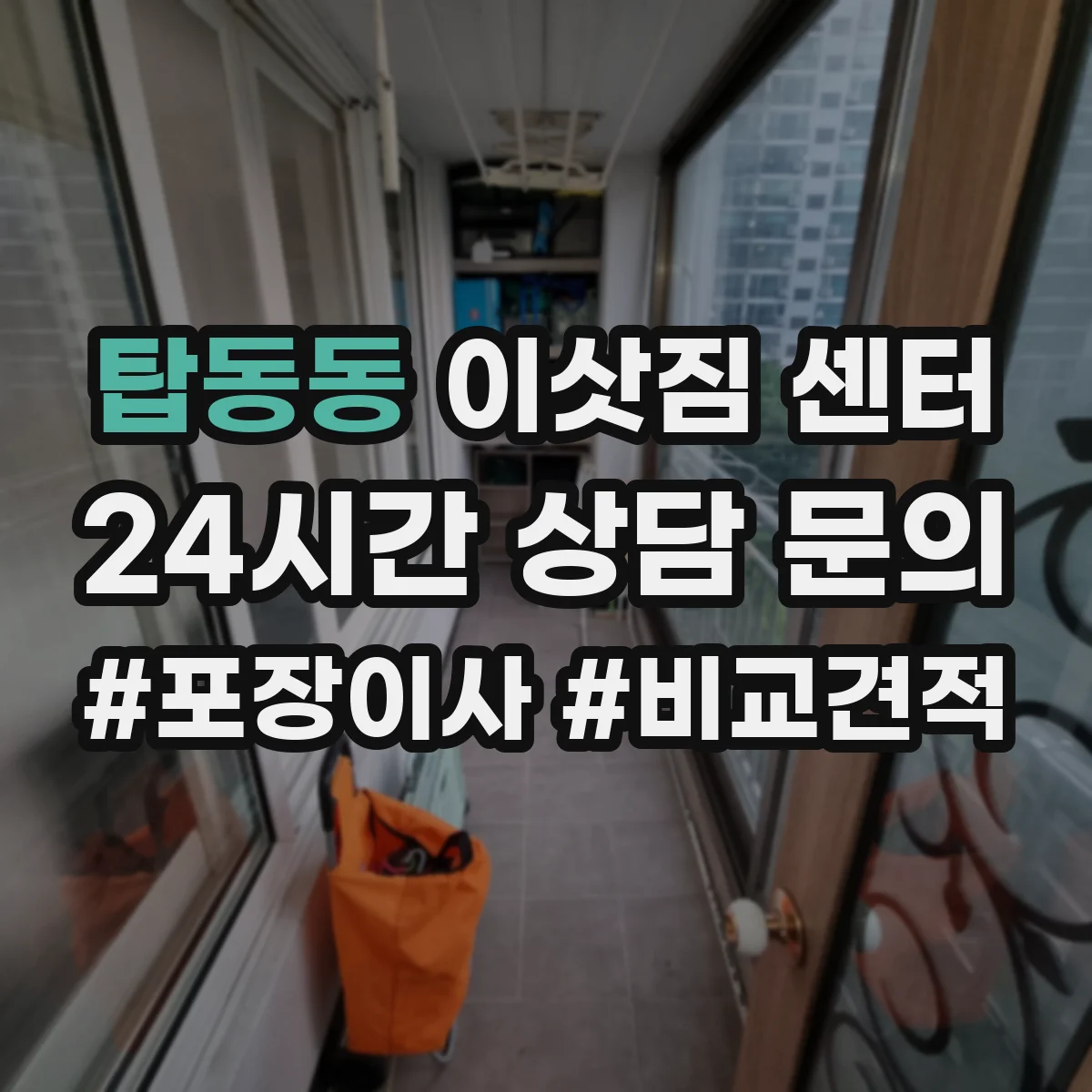 탑동동 이삿짐 센터