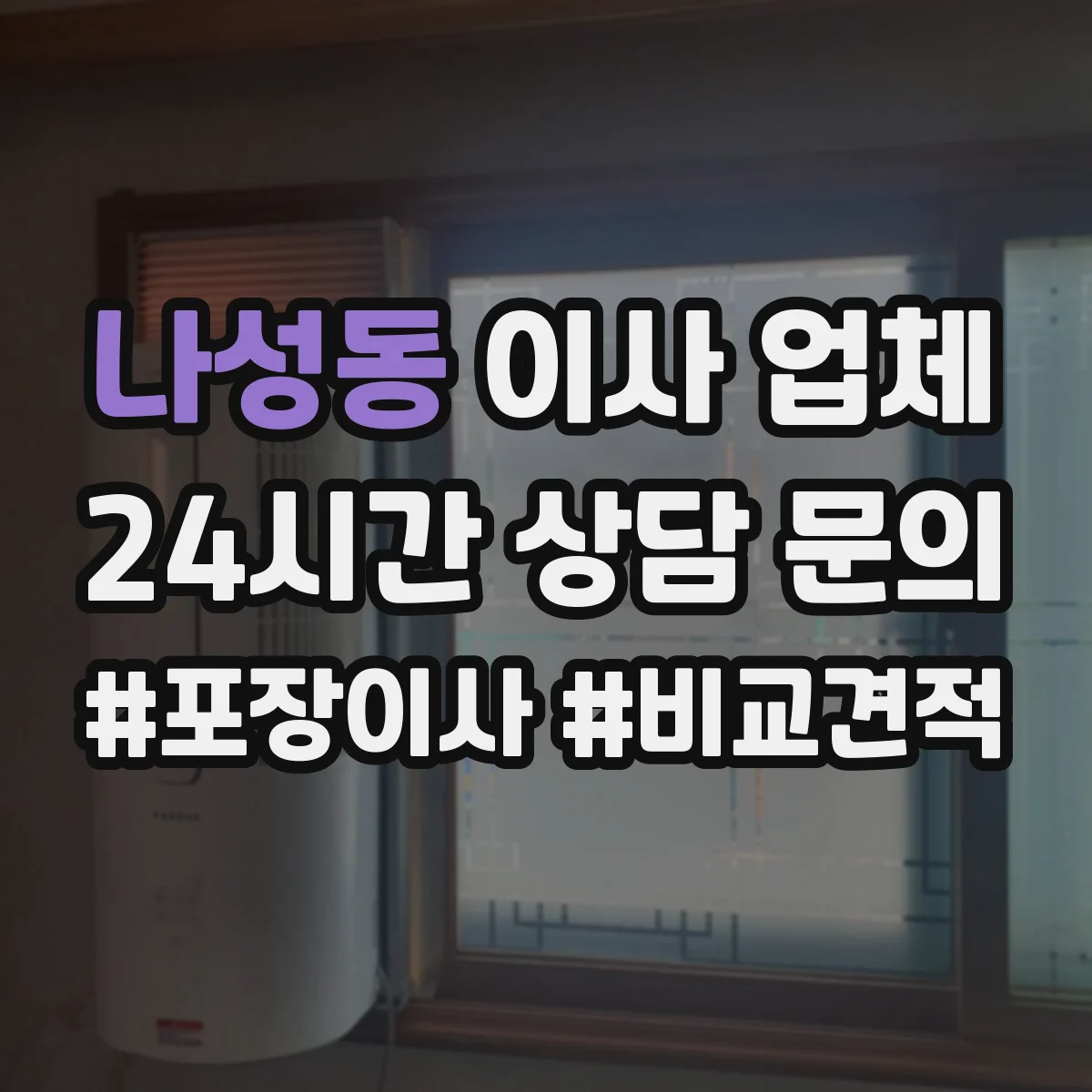 나성동 이사 업체