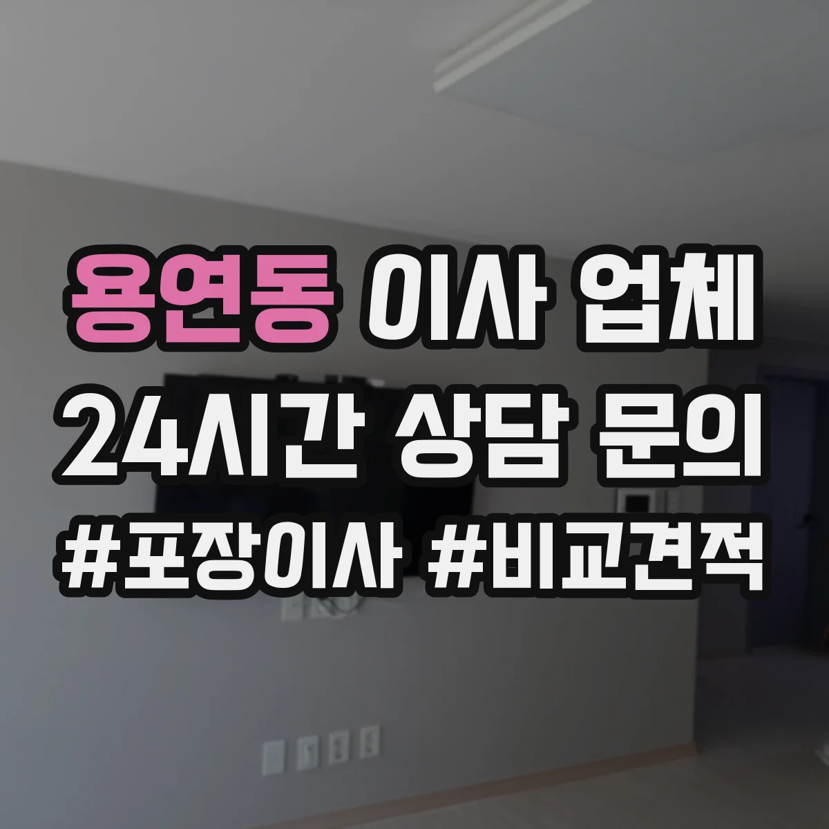 용연동 이사 업체