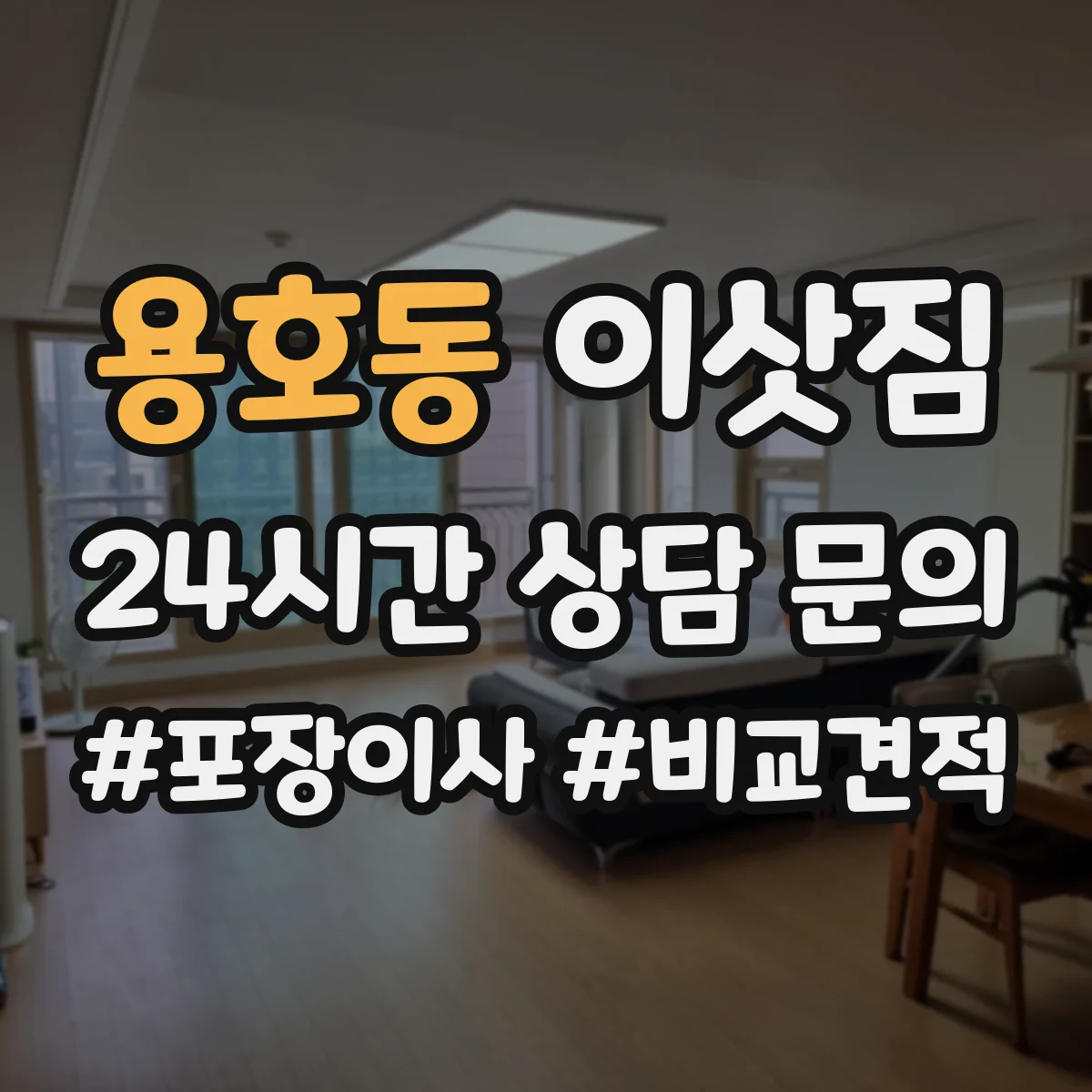 용호동 이삿짐
