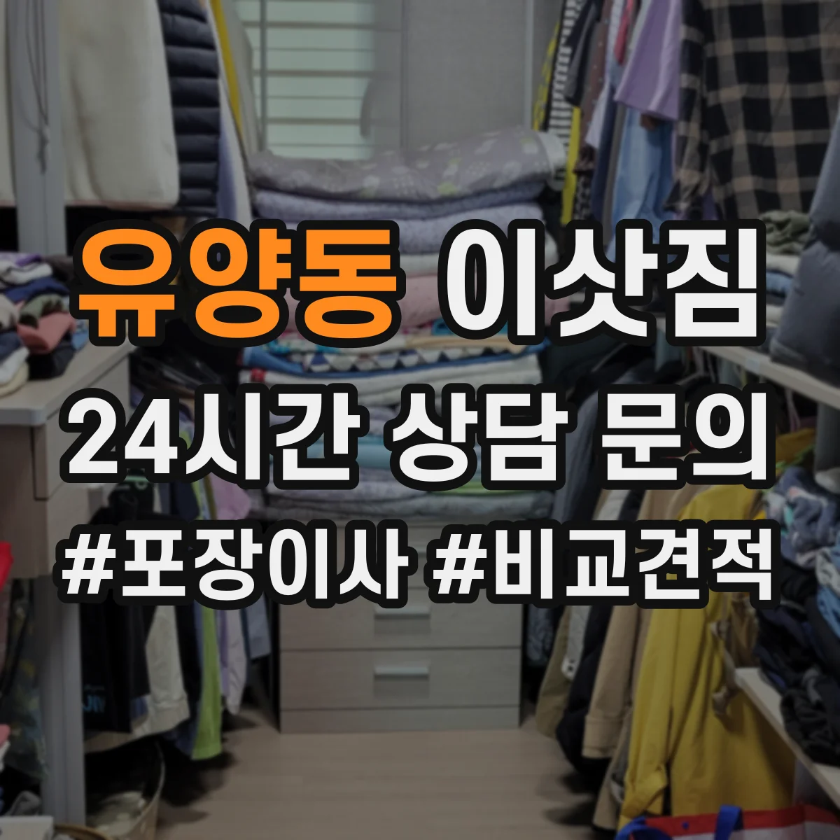유양동 이삿짐