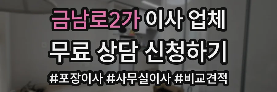 금남로2가 이사 업체