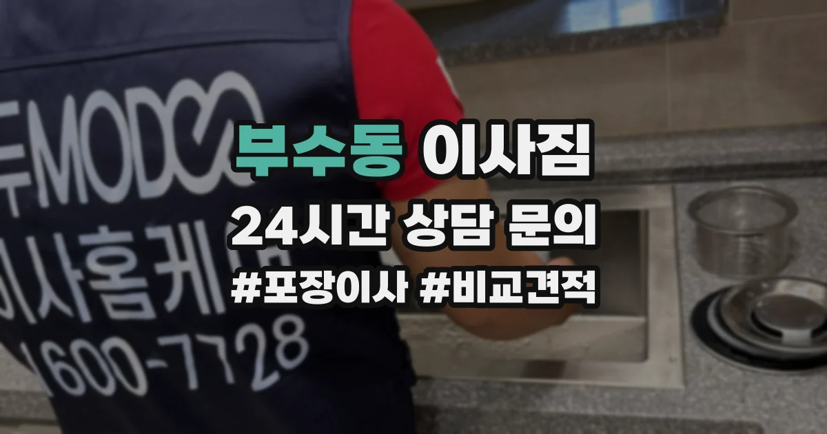부수동 이사짐