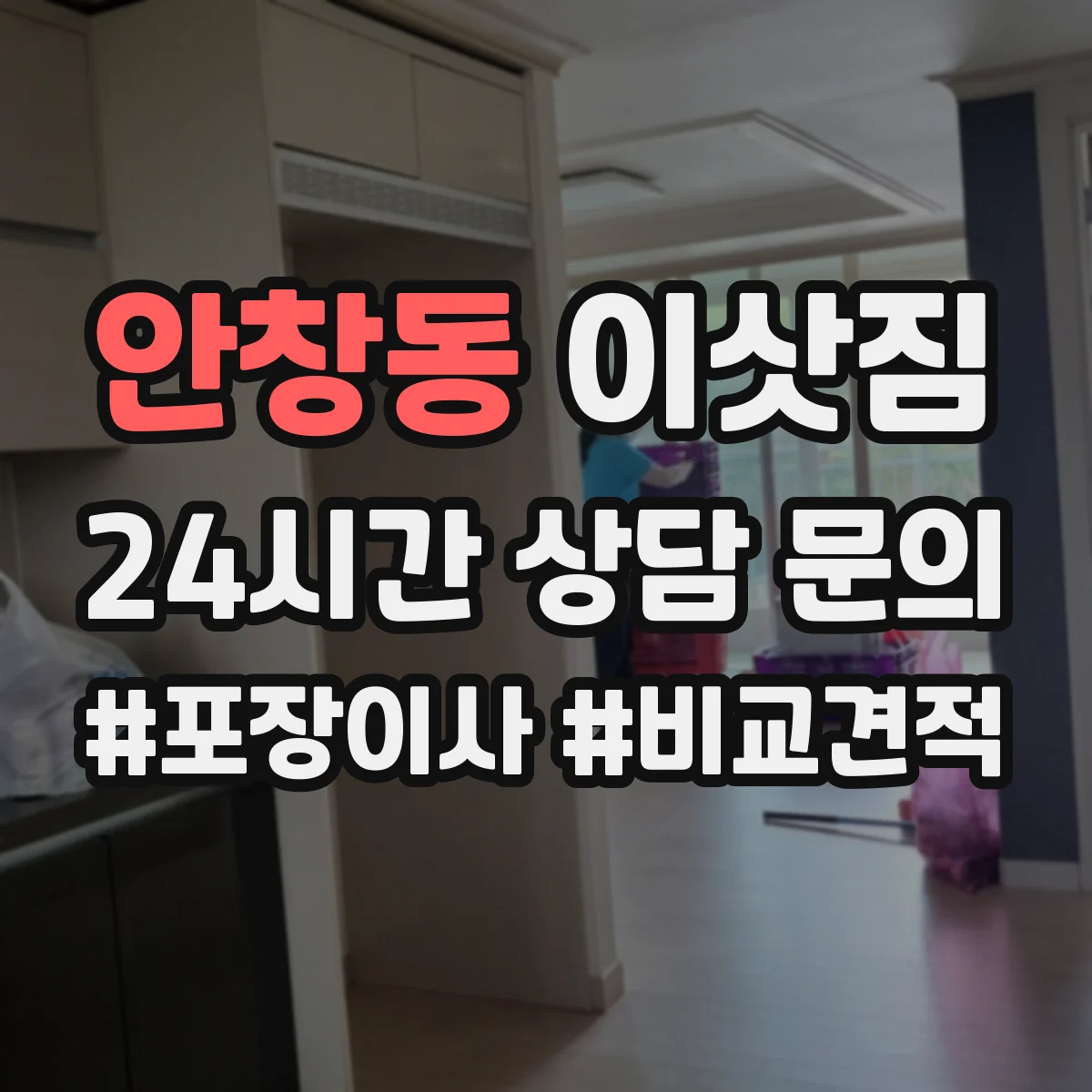안창동 이삿짐