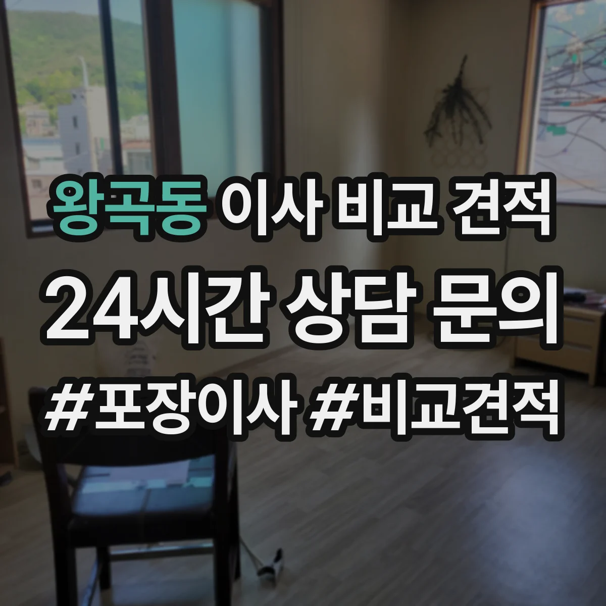 왕곡동 이사 비교 견적