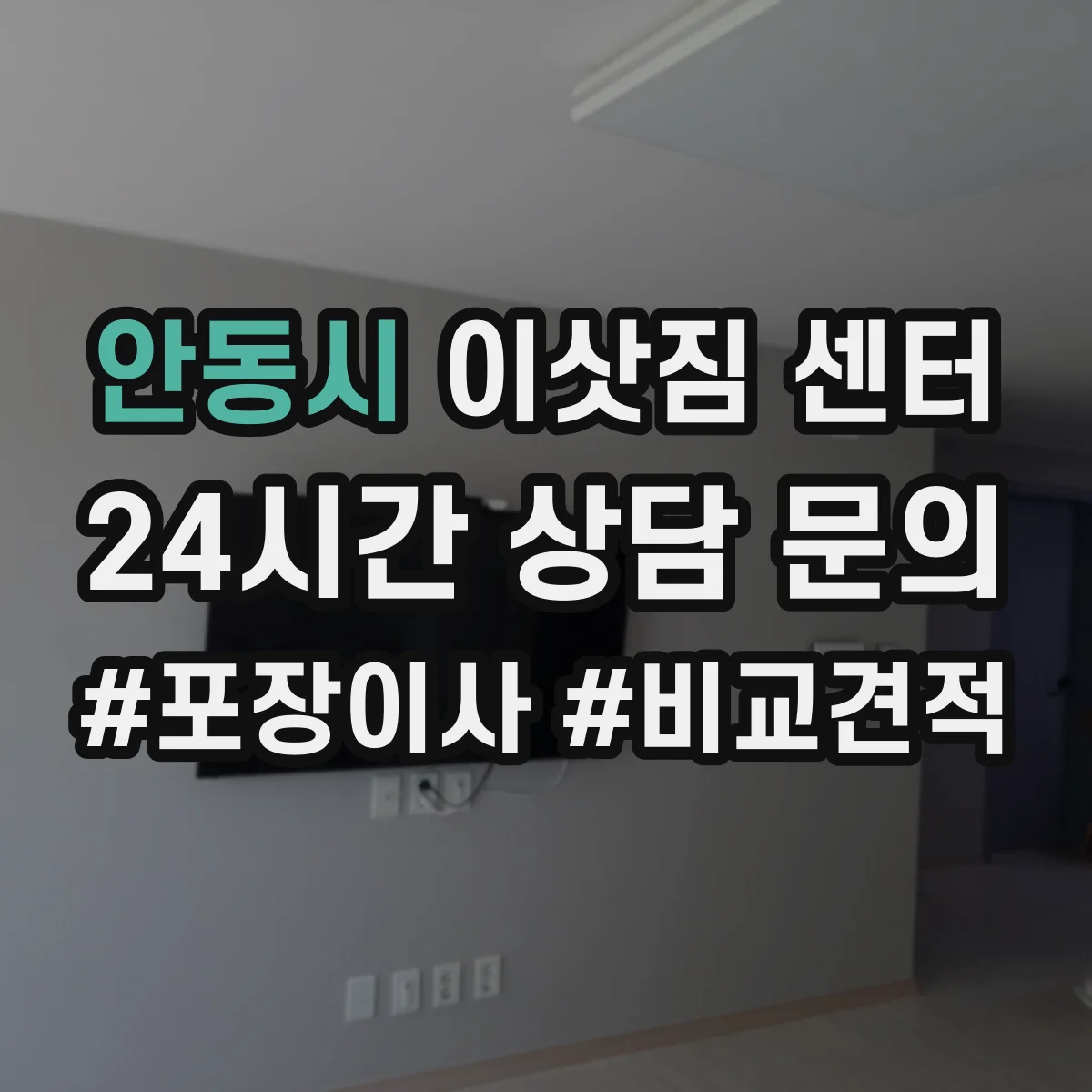 안동시 이삿짐 센터