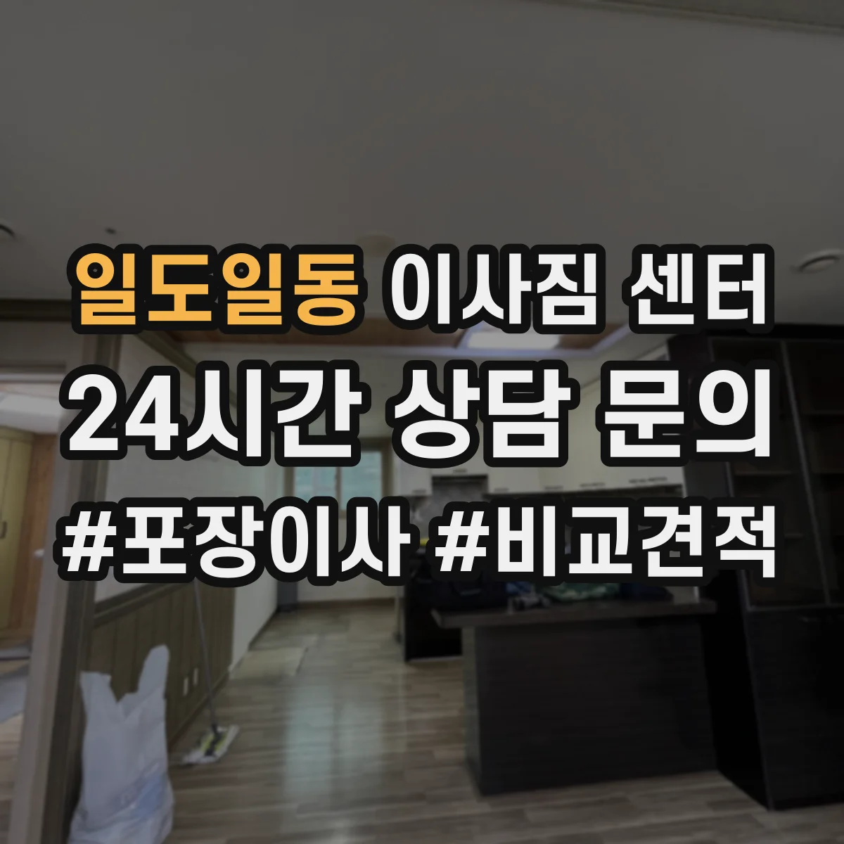 일도일동 이사짐 센터