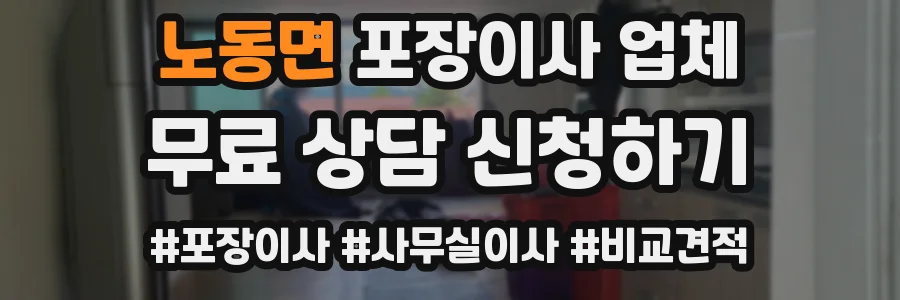노동면 포장이사 업체
