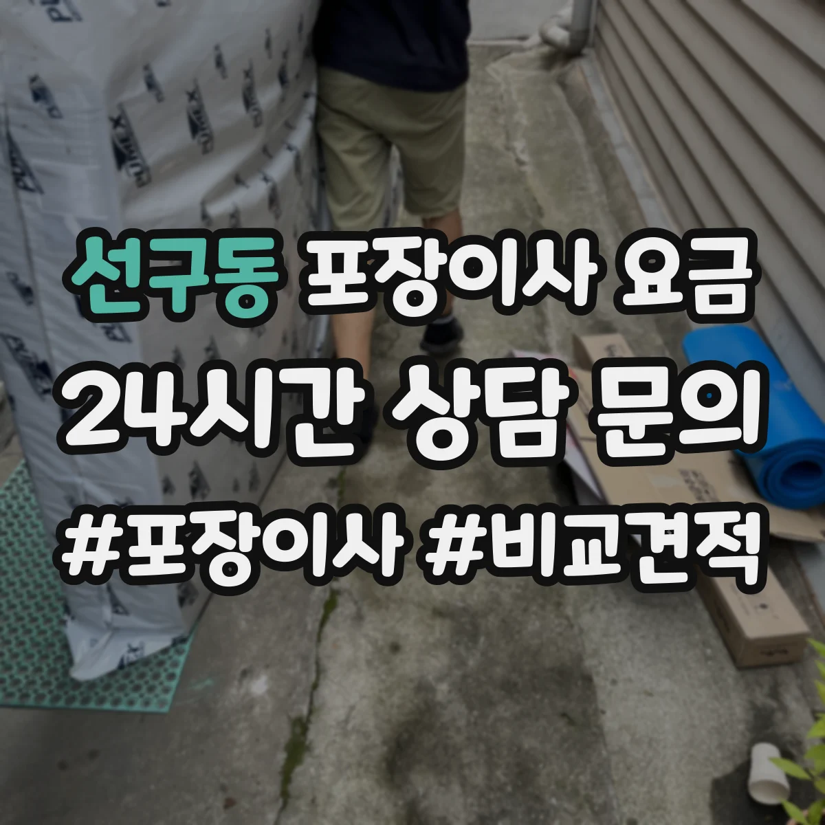 선구동 포장이사 요금