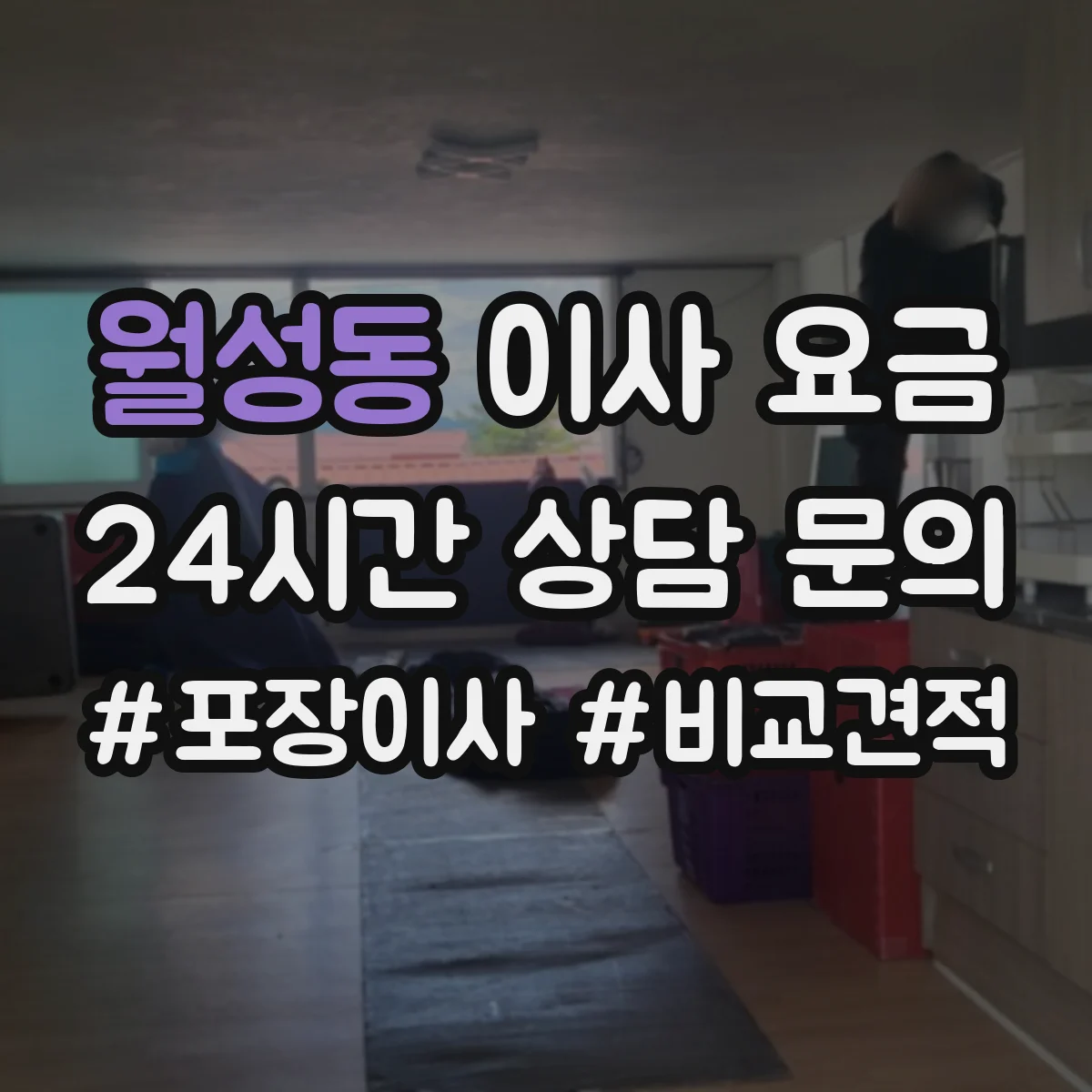 월성동 이사 요금