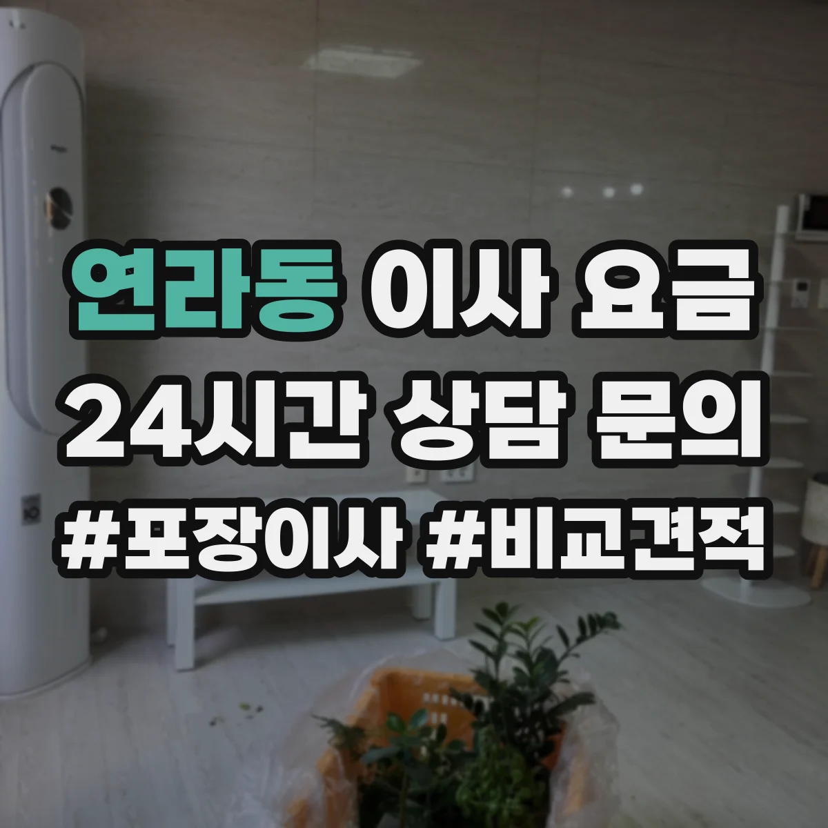 연라동 이사 요금