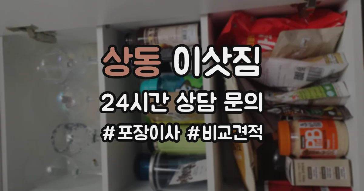 상동 이삿짐