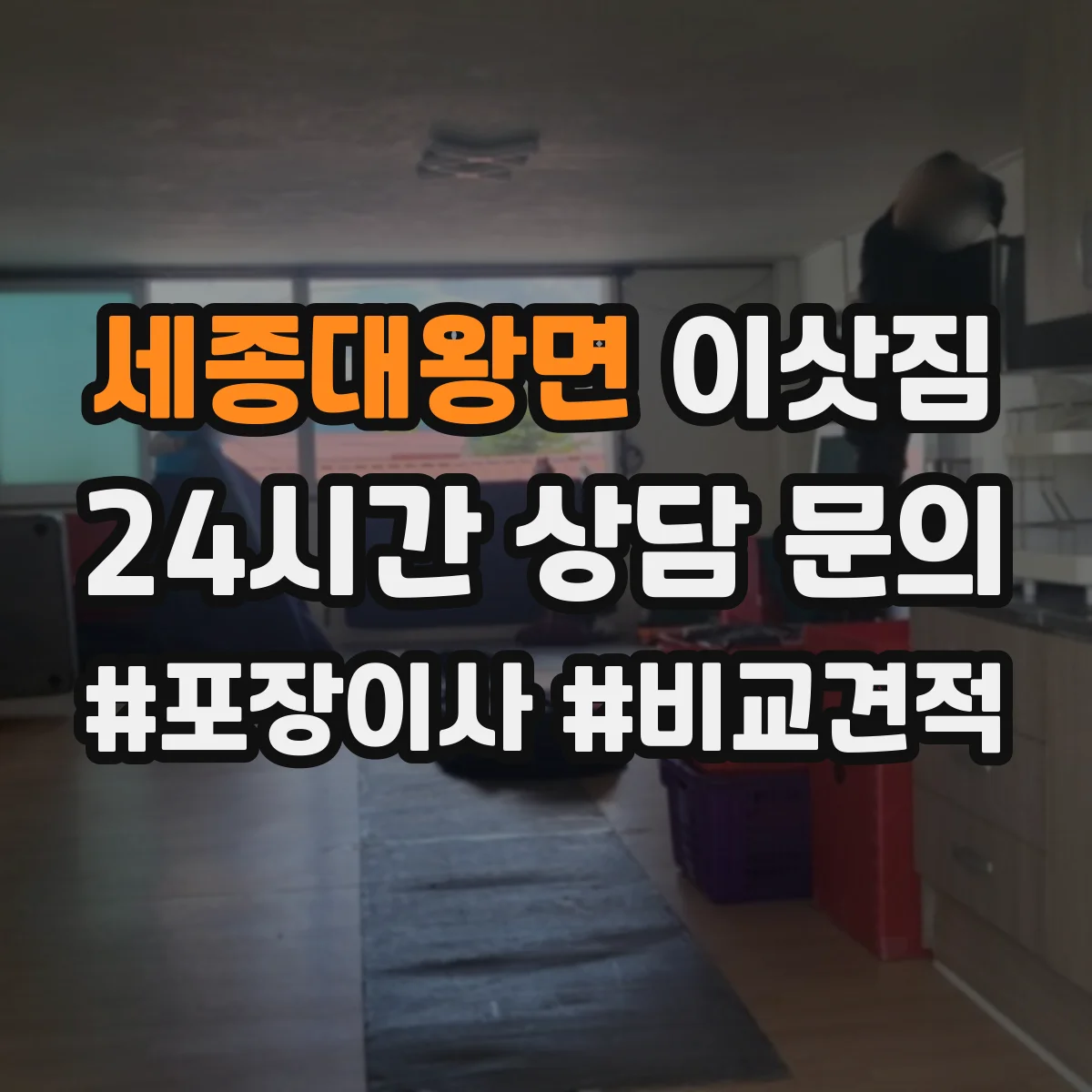 세종대왕면 이삿짐