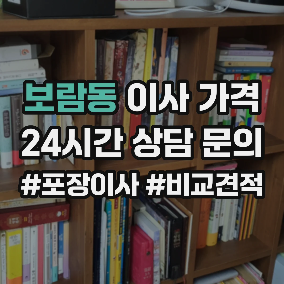 보람동 이사 가격