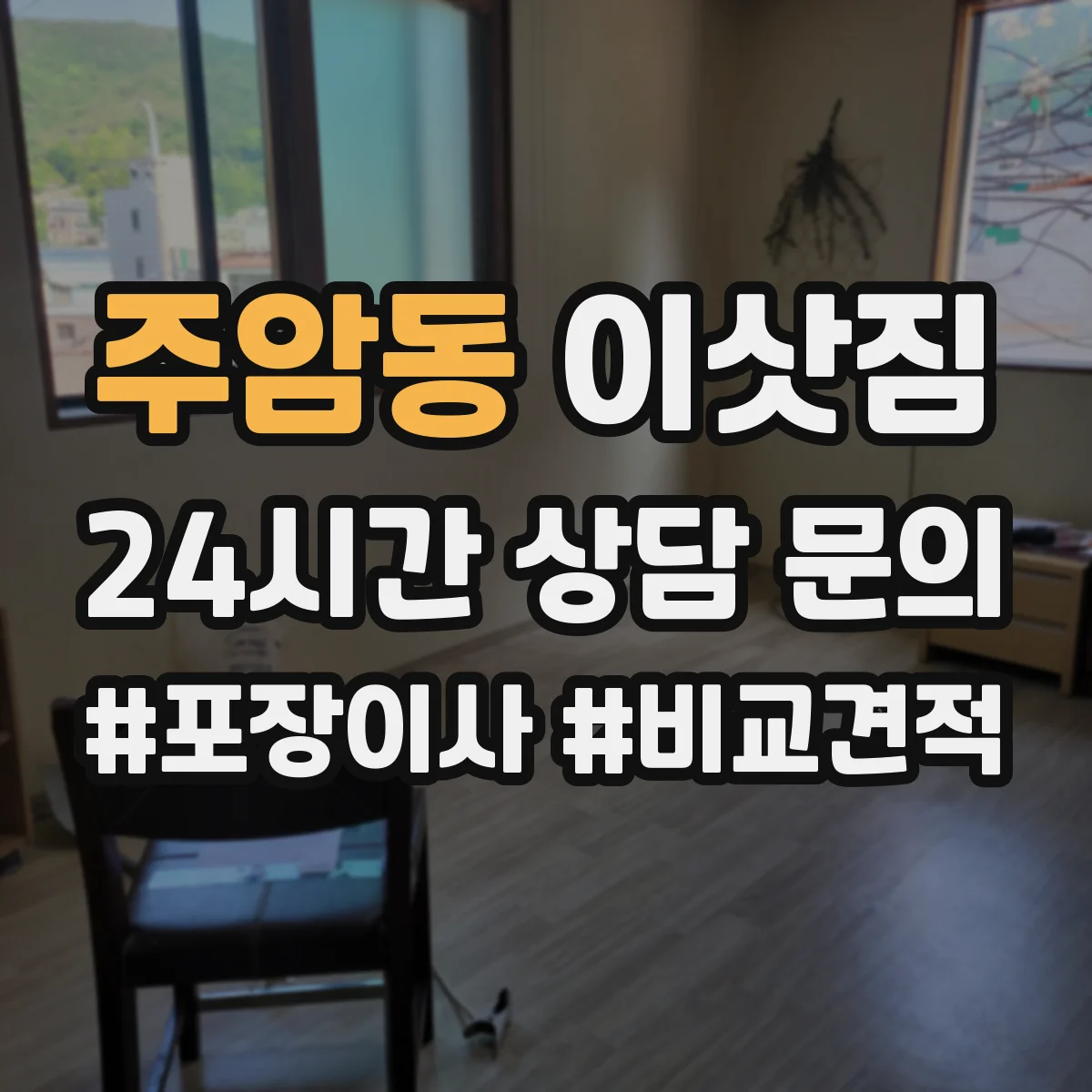주암동 이삿짐