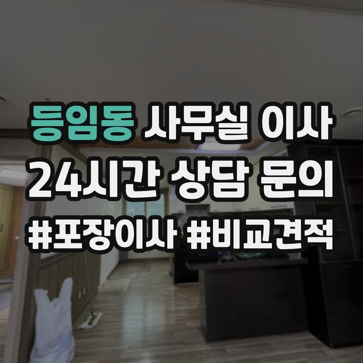 등임동 사무실 이사