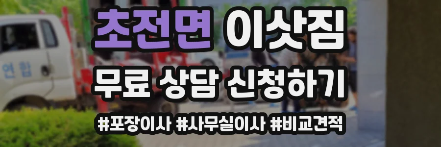 초전면 이삿짐