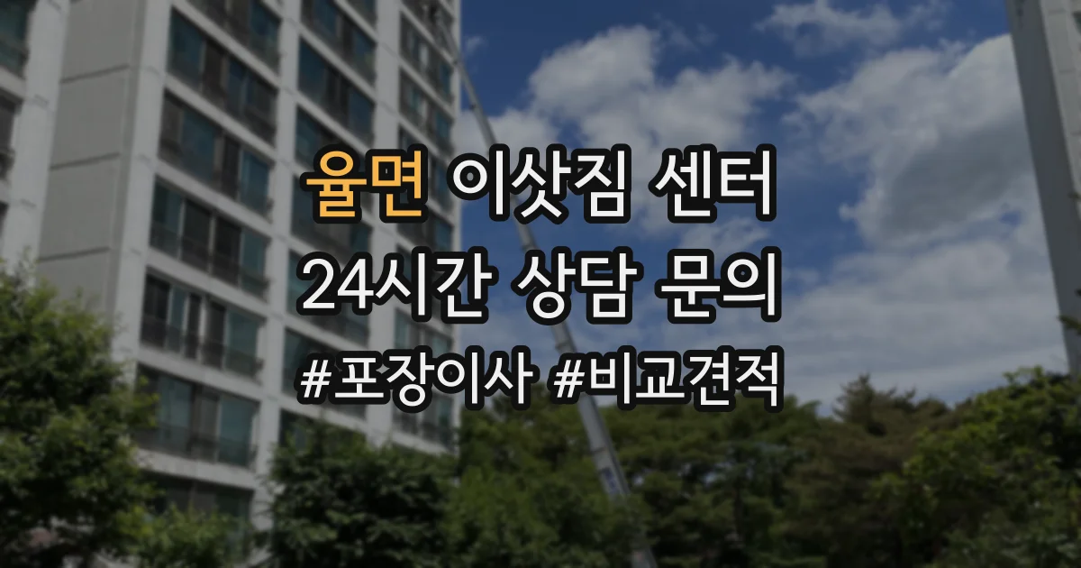 율면 이삿짐 센터