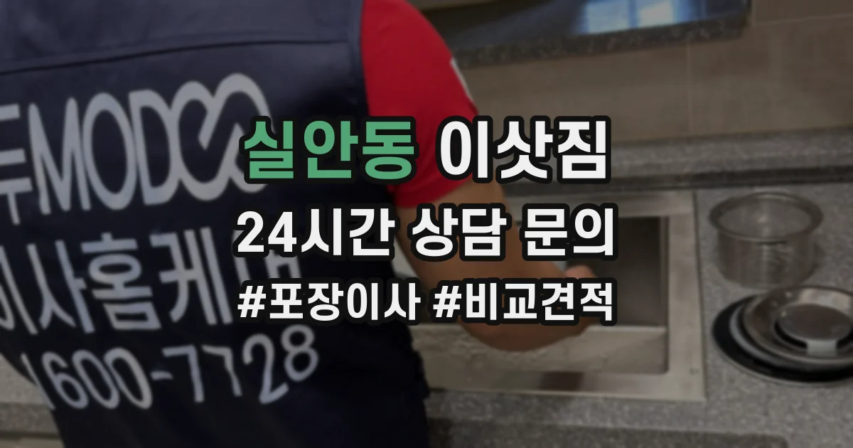 실안동 이삿짐