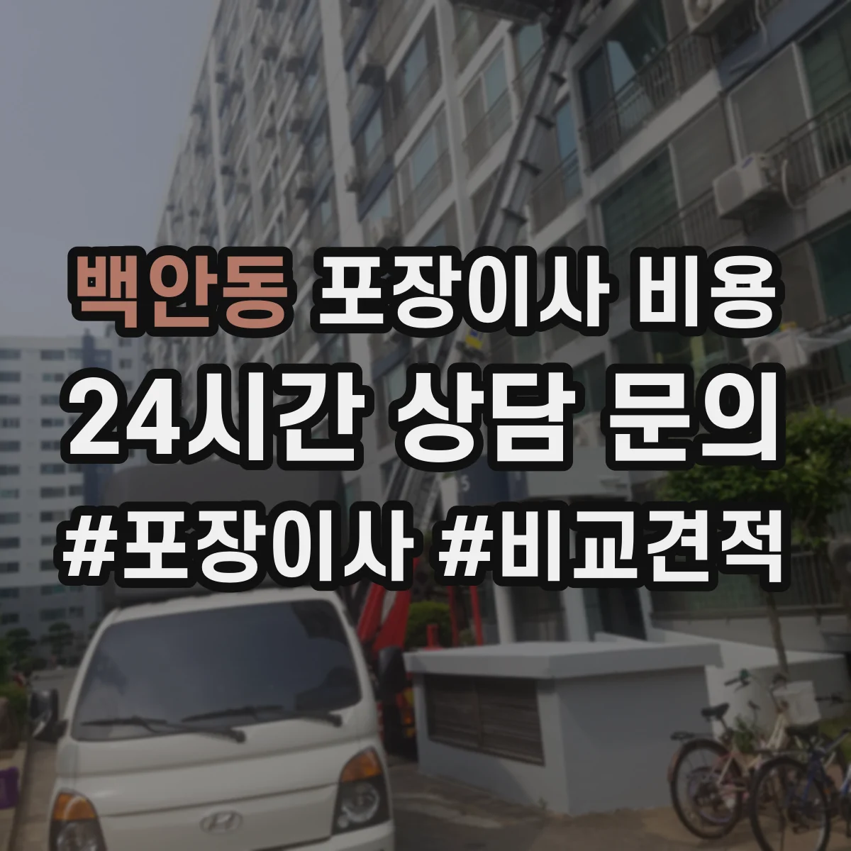 백안동 포장이사 비용