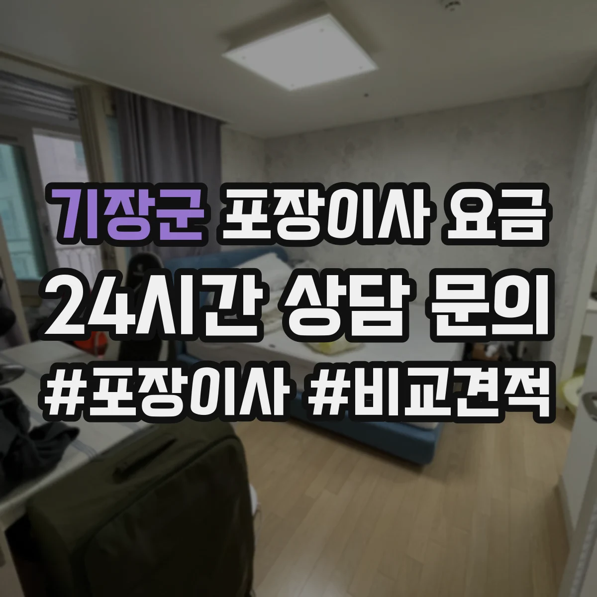기장군 포장이사 요금