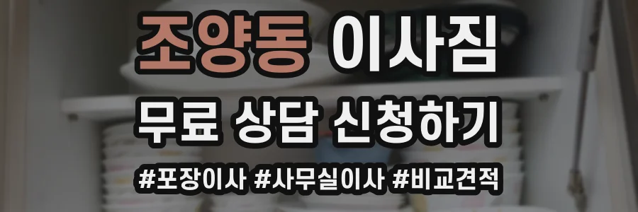 조양동 이사짐