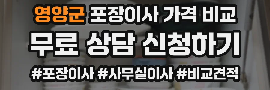 영양군 포장이사 가격 비교
