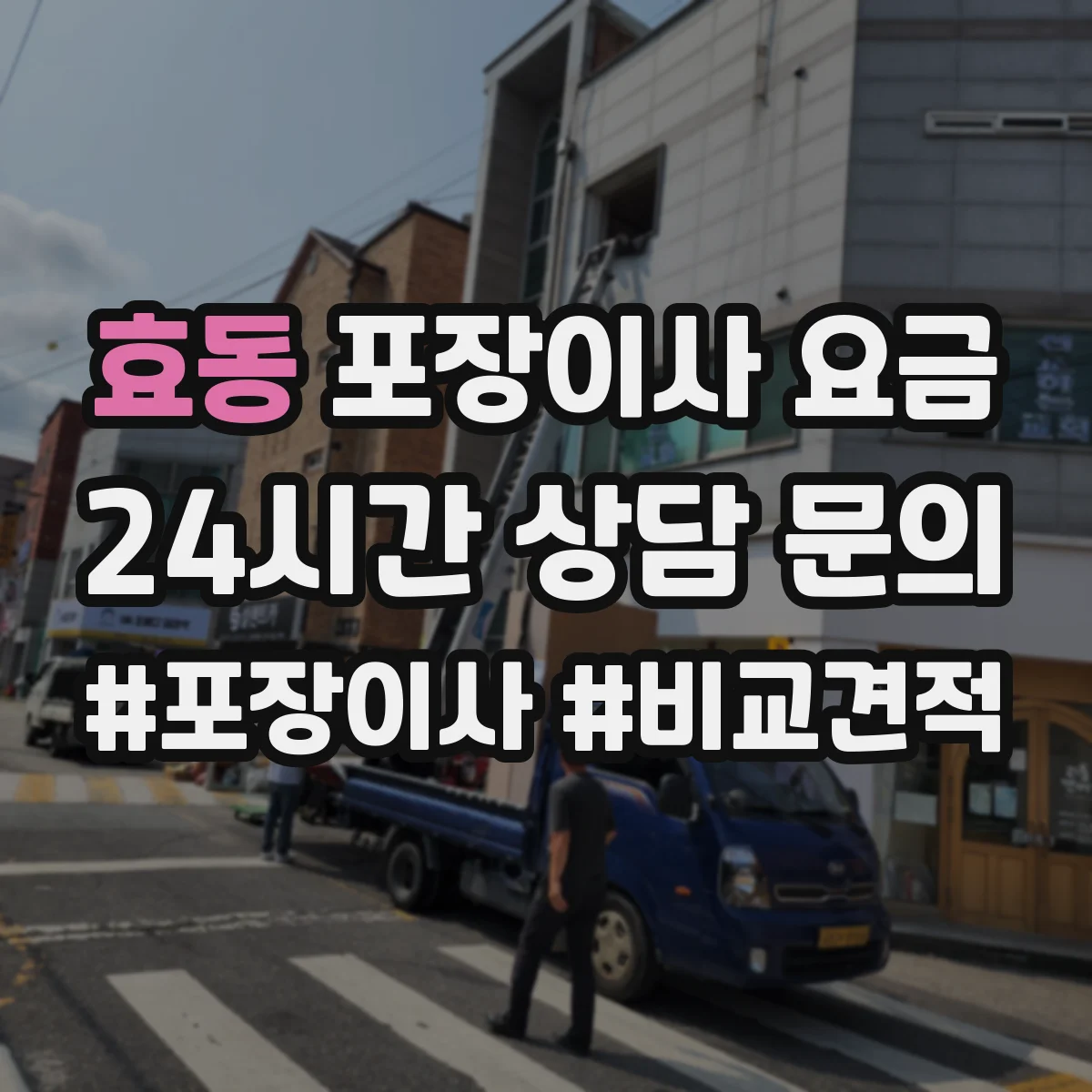 효동 포장이사 요금