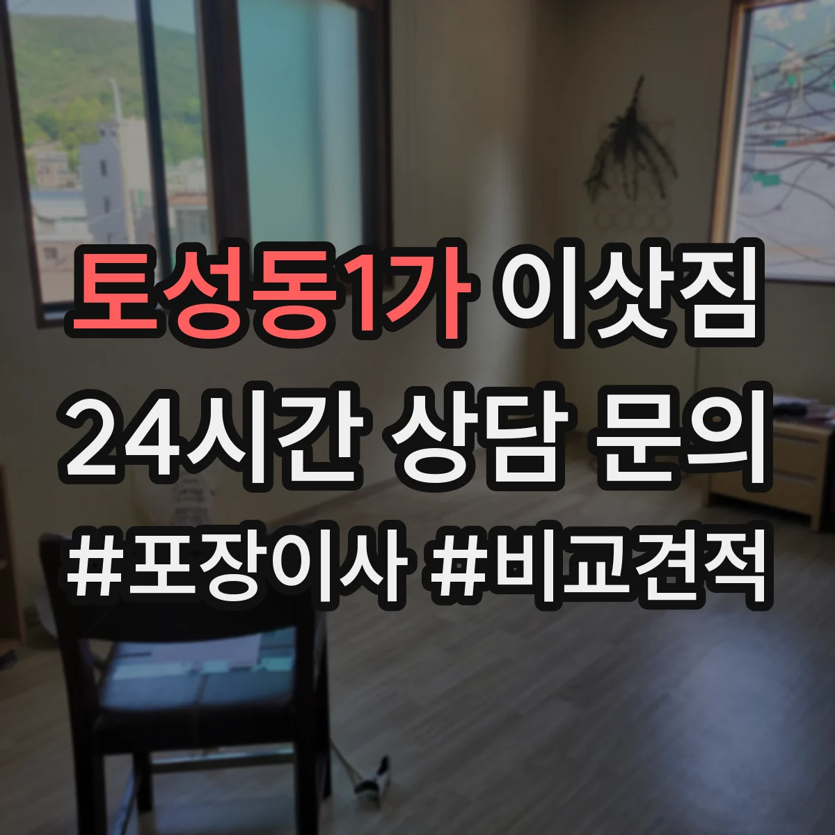 토성동1가 이삿짐