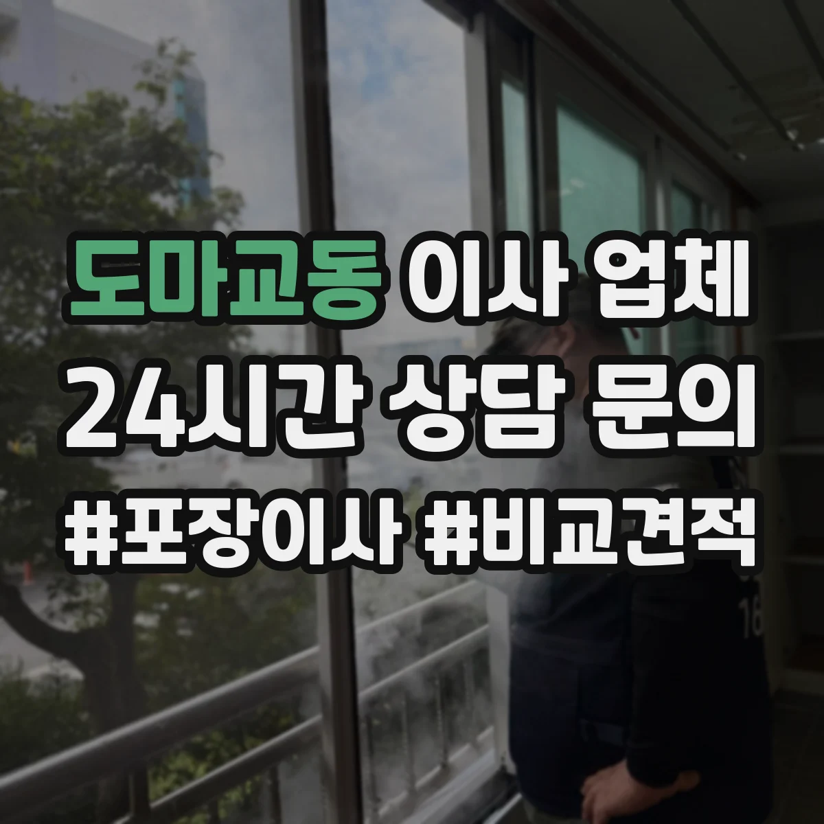도마교동 이사 업체