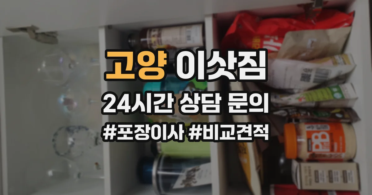 고양 이삿짐