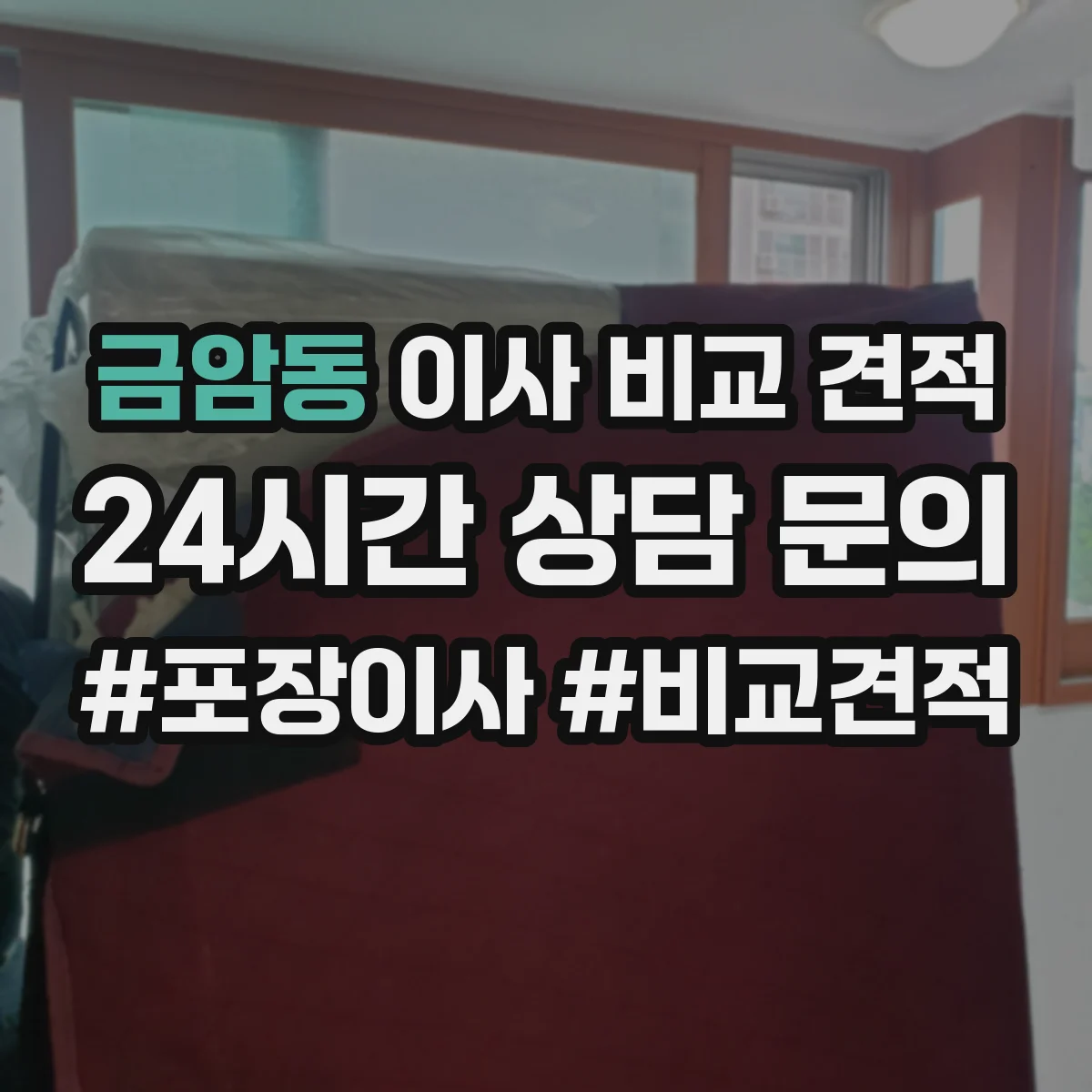 금암동 이사 비교 견적