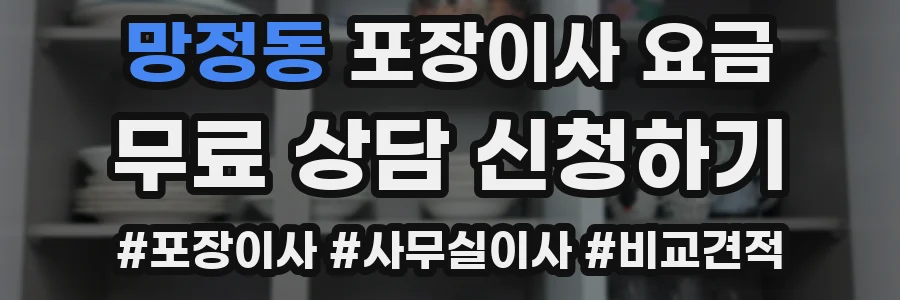 망정동 포장이사 요금