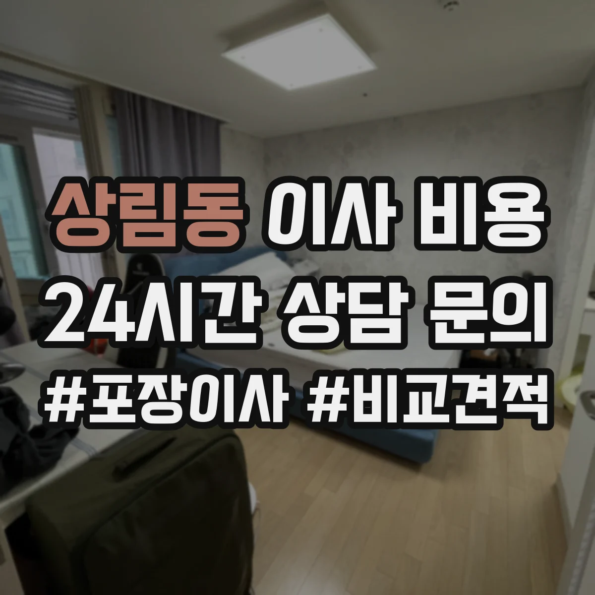 상림동 이사 비용