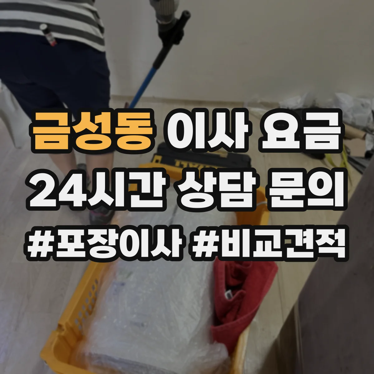 금성동 이사 요금