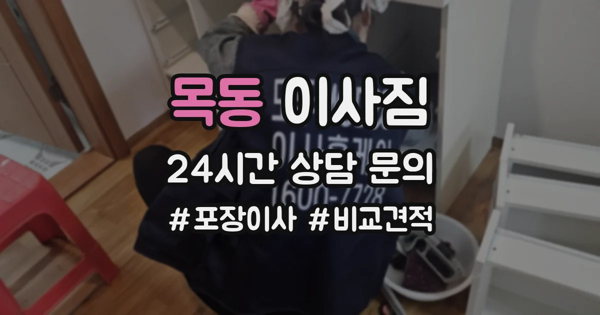 목동 이사짐