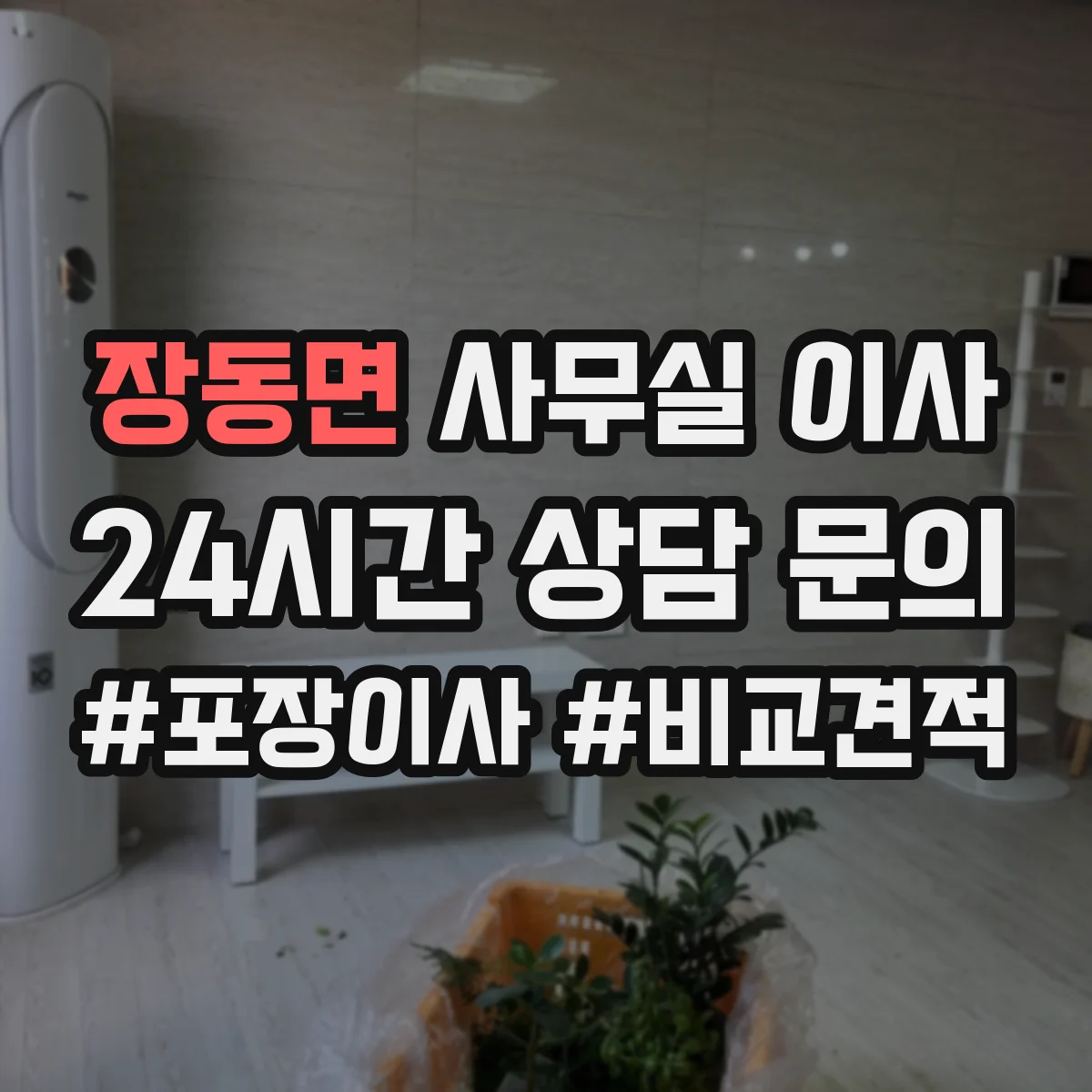장동면 사무실 이사