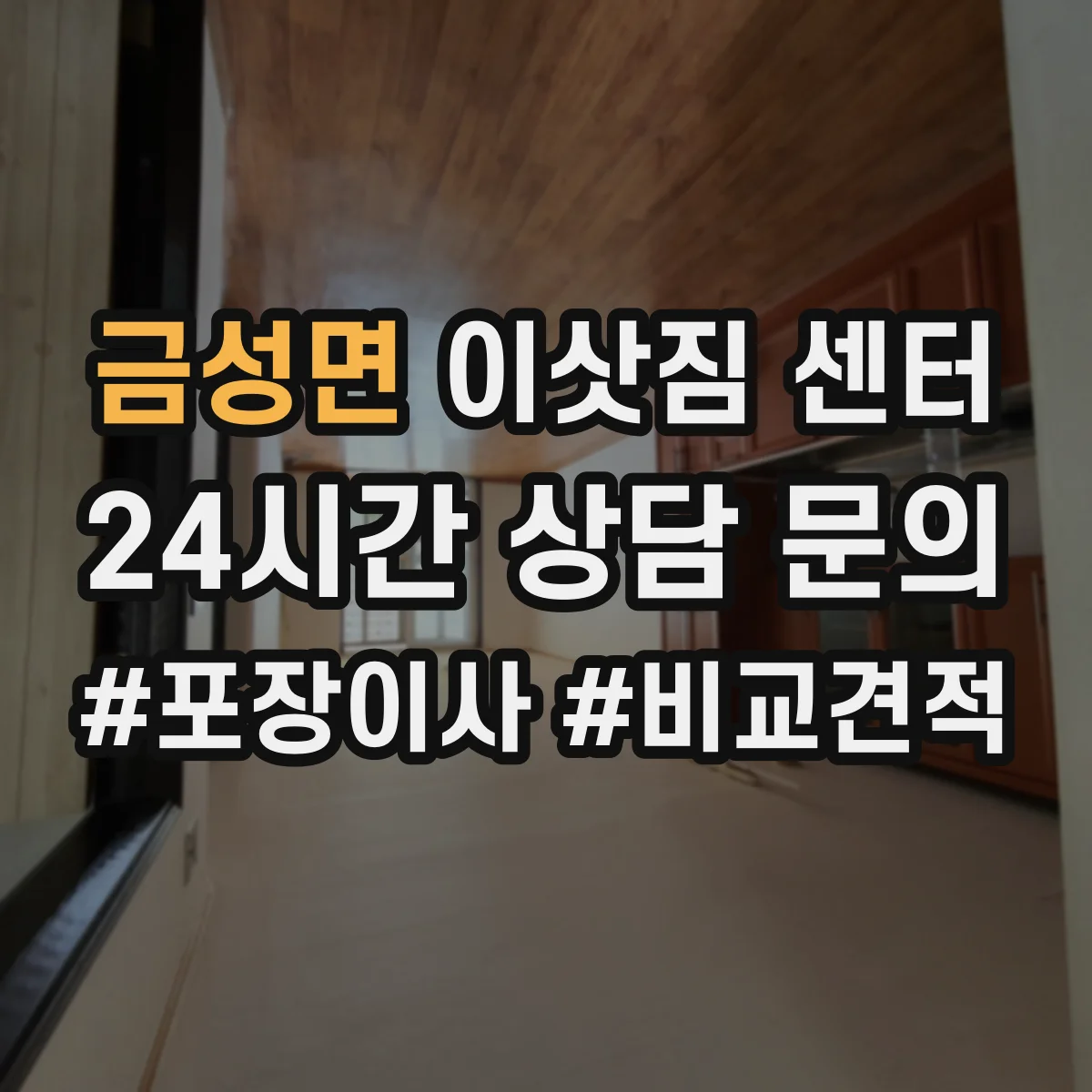 금성면 이삿짐 센터