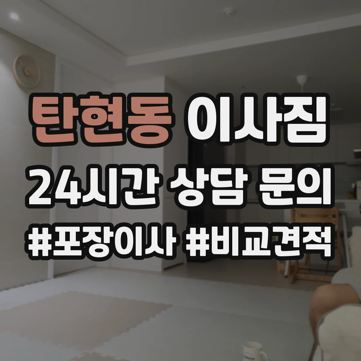 탄현동 이사짐