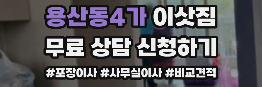 용산동4가 이삿짐