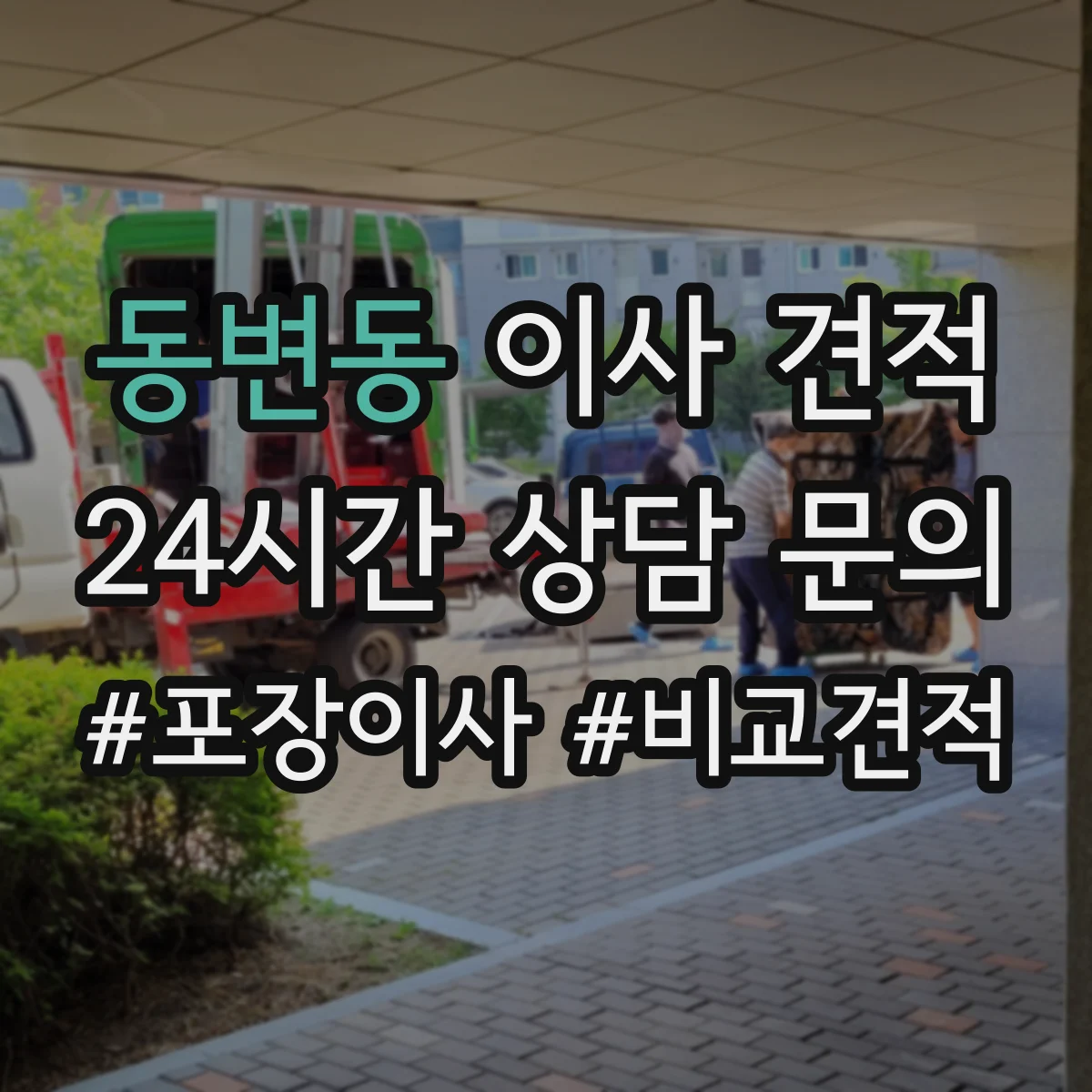 동변동 이사 견적