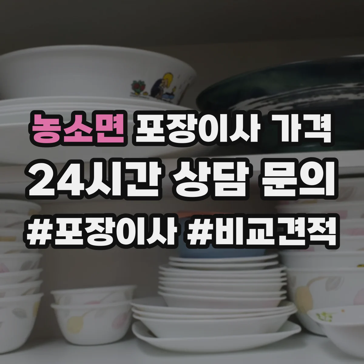 농소면 포장이사 가격