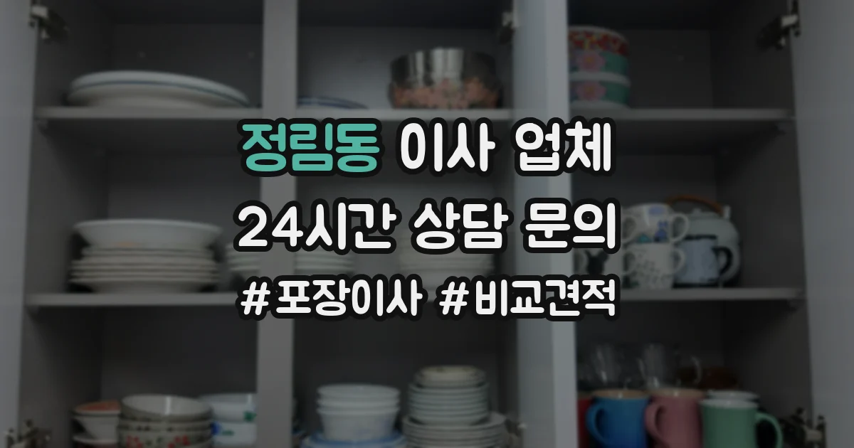 정림동 이사 업체