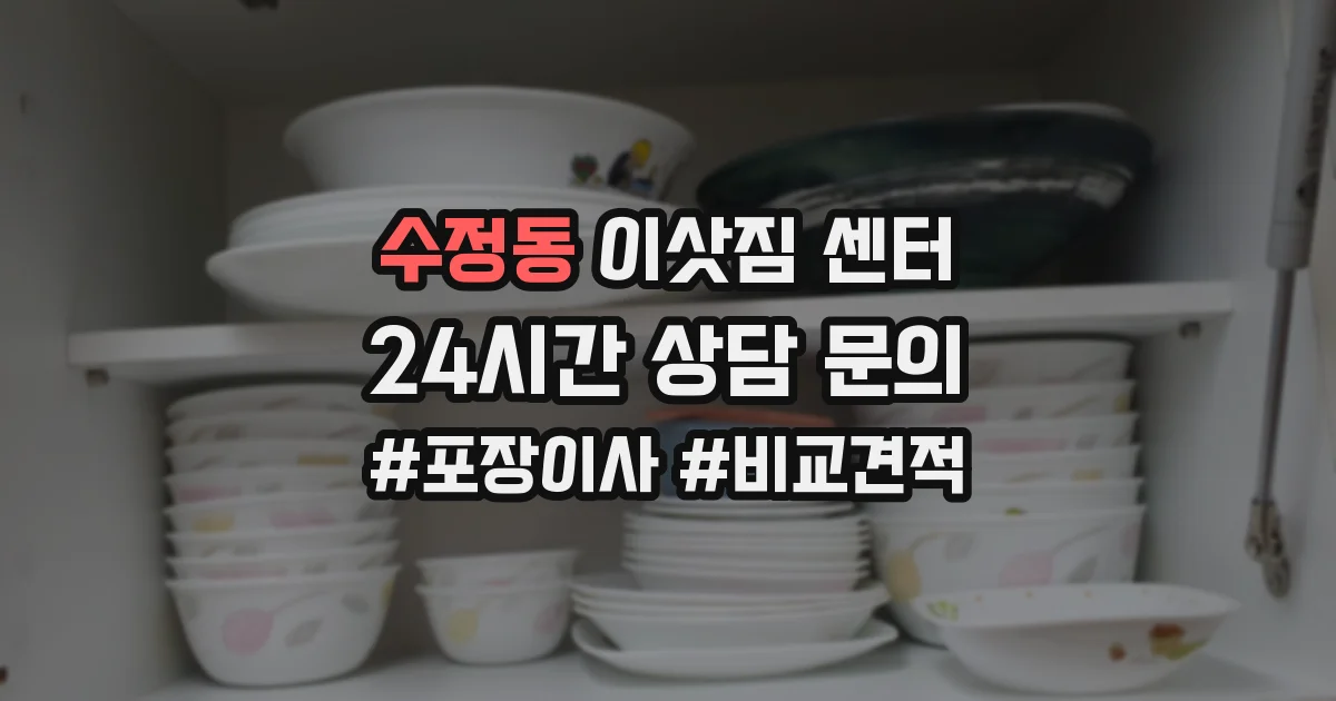 수정동 이삿짐 센터