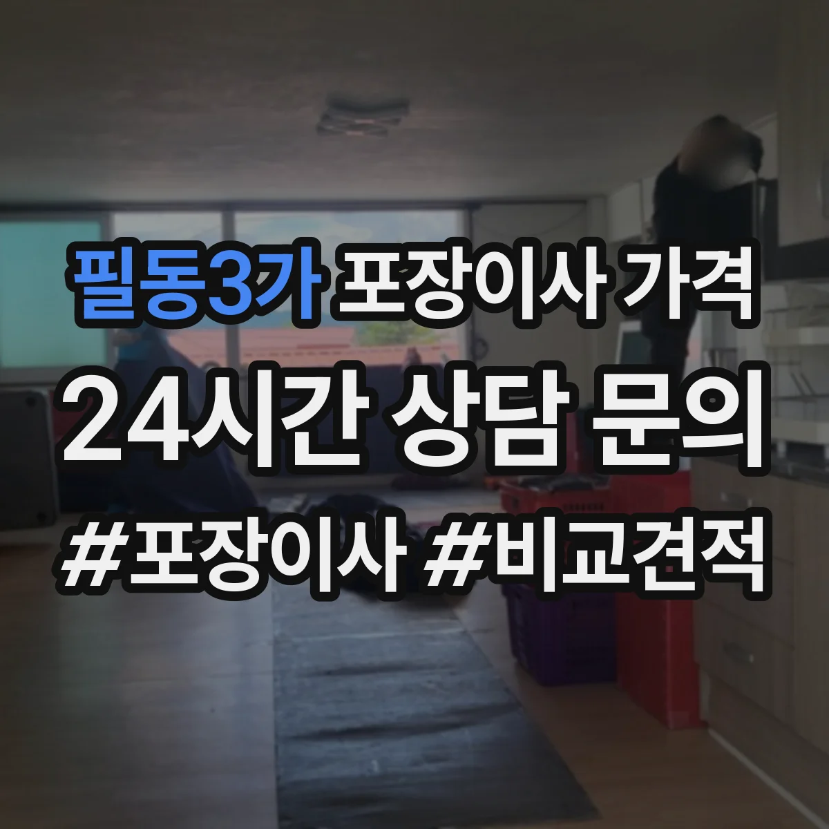 필동3가 포장이사 가격