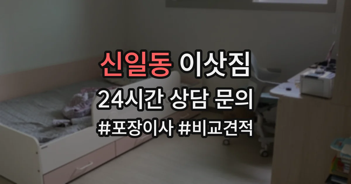 신일동 이삿짐