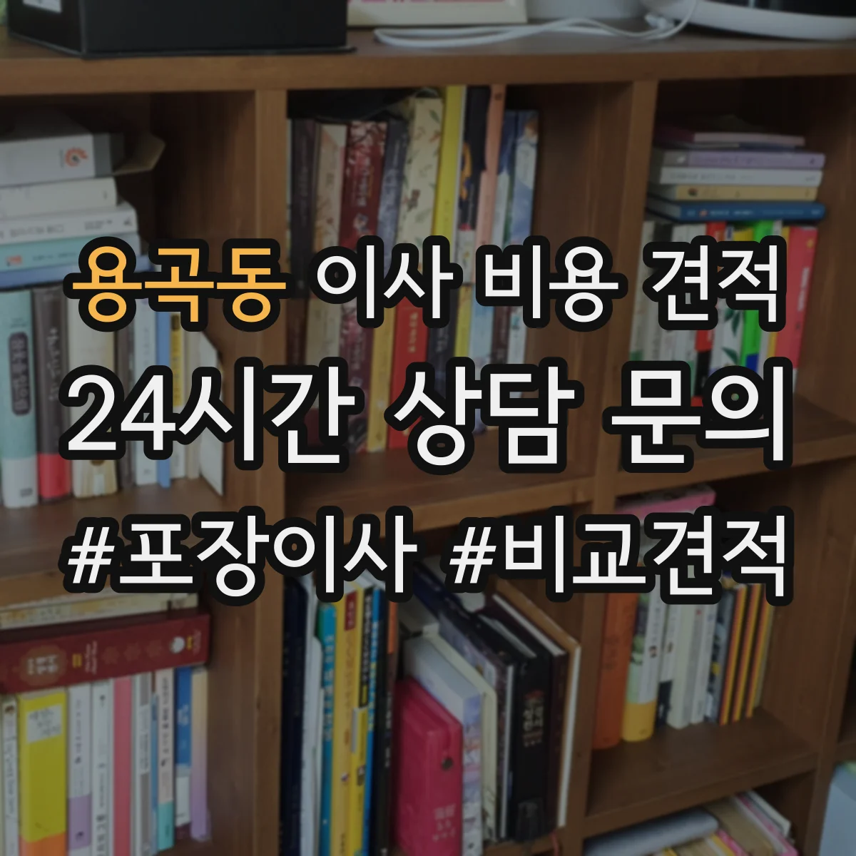 용곡동 이사 비용 견적
