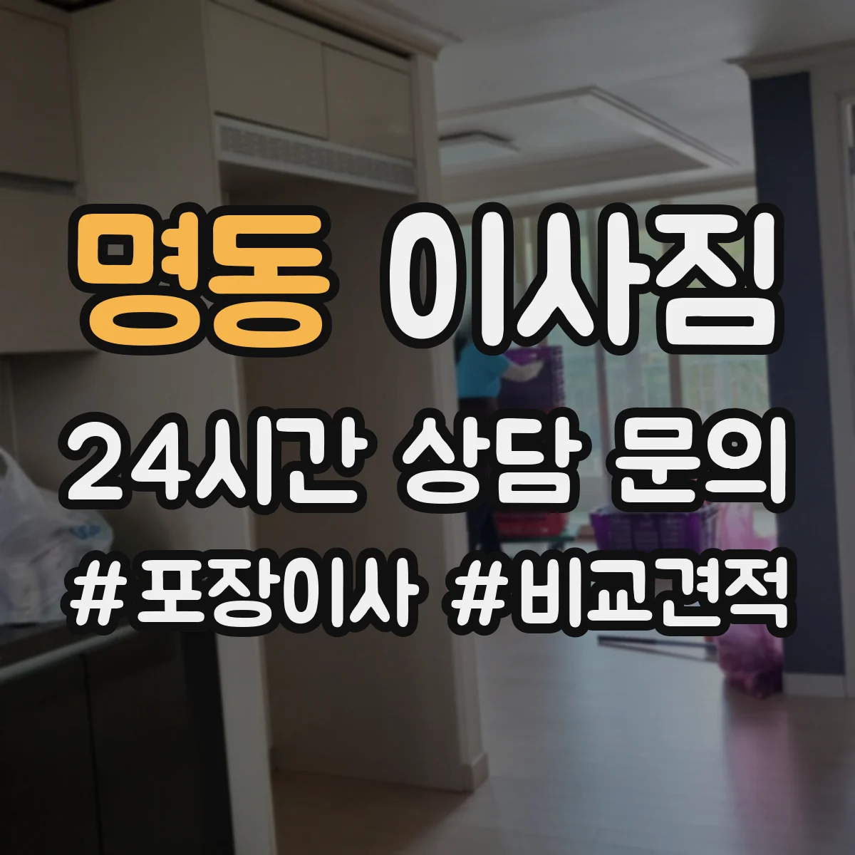 명동 이사짐