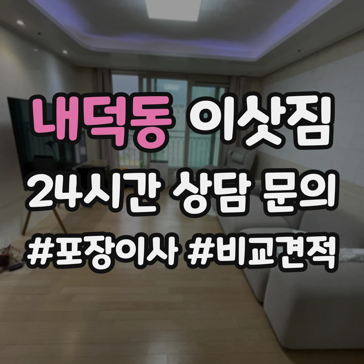 내덕동 이삿짐