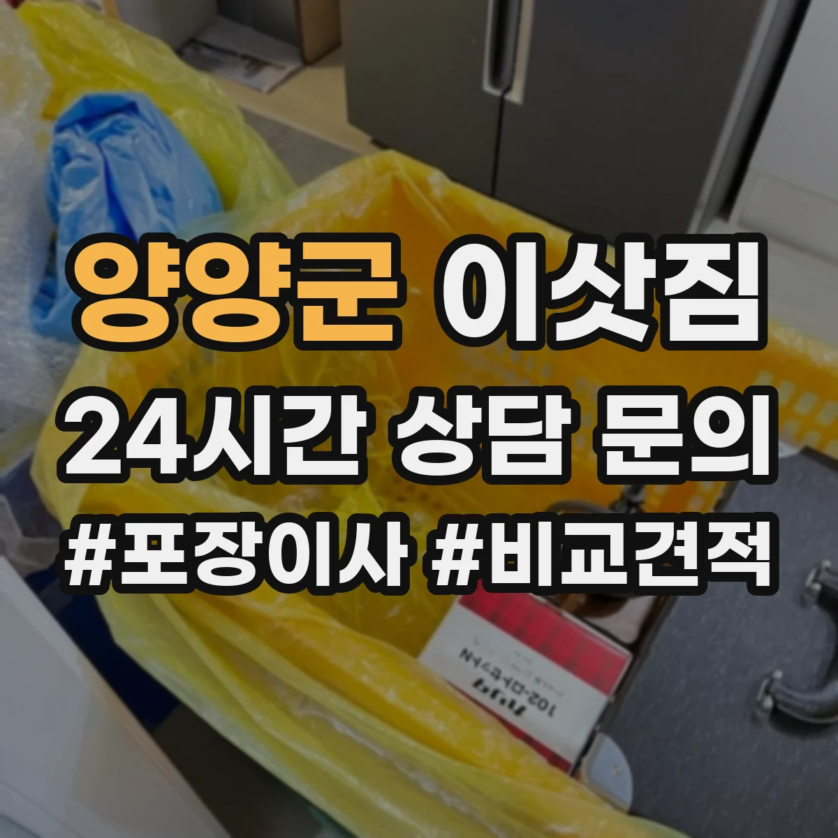양양군 이삿짐